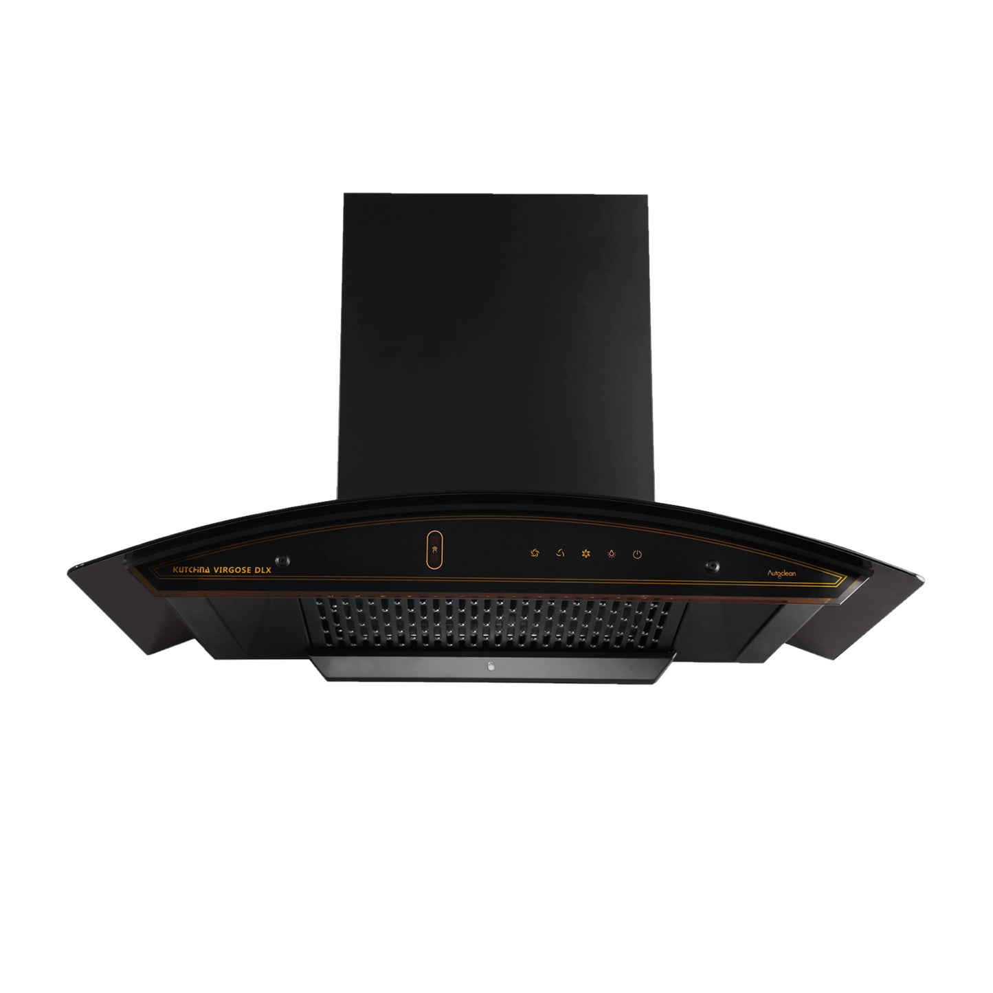 Kutchina VIRGOSE DLX 75 1400 CMH 75 cm Auto Clean Chimney (Wall Mounted, Black)