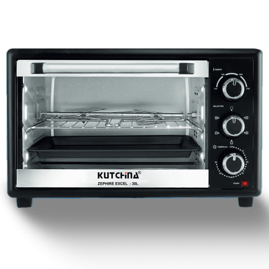 Kutchina Zephire 30L Oven Toaster Griller (OTG), Black