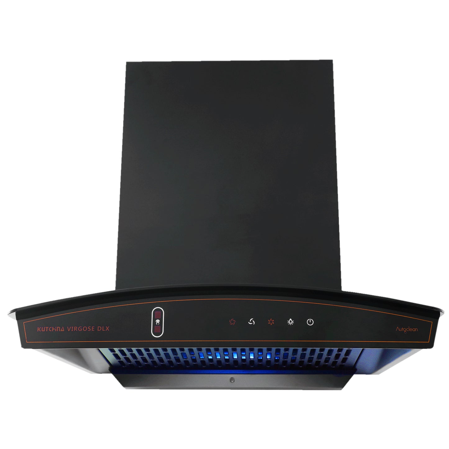 Kutchina Virgose Dlx 60 1300 CMH 60 cm Auto Clean Chimney (Wall Mounted, Black)