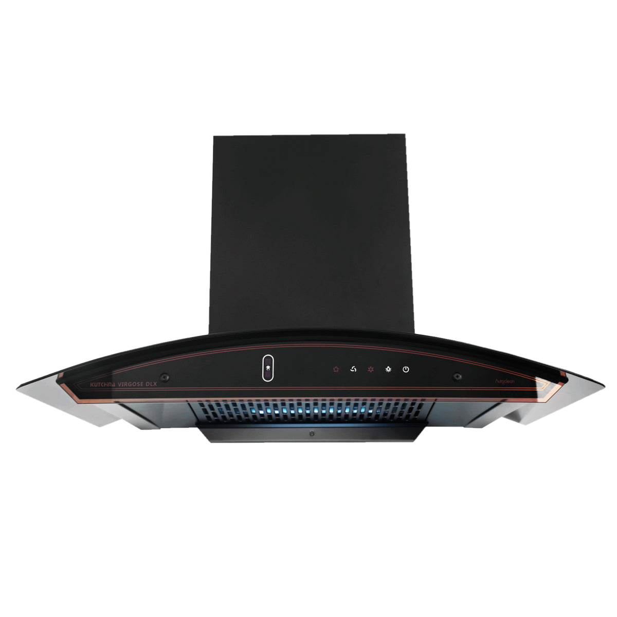 Kutchina Virgose DLX 90 1400 CMH 90 cm Auto Clean Chimney (Wall Mounted, Black)