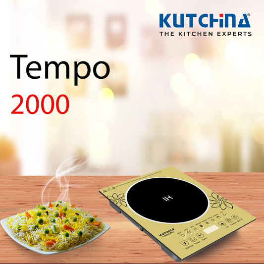 Kutchina Tempo 2000W Induction Cooktop, Touch Panel Control