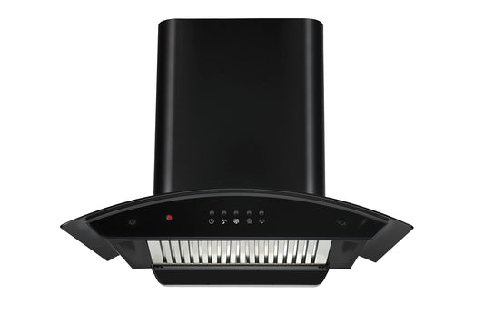 Kutchina Cella Excel 60 cm 1000 CMH 60 cm Auto Clean Chimney (Wall Mounted, Black)