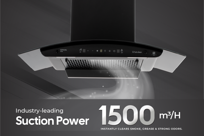 CROME 60 1350 CMH Auto Clean Chimney