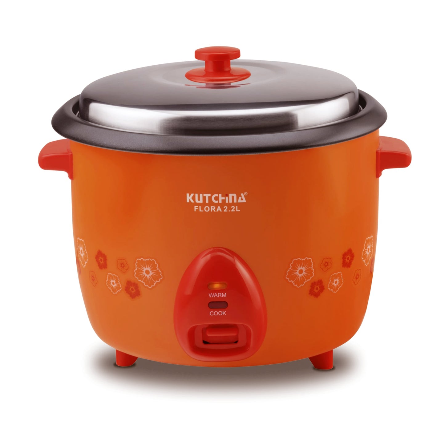 Kutchina Flora Rice Cooker 2.2L, Non-Stick with Steaming Feature