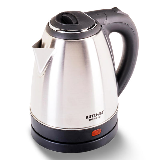 Kutchina Rio SS 1.8L Electric Kettle, Stainless Steel